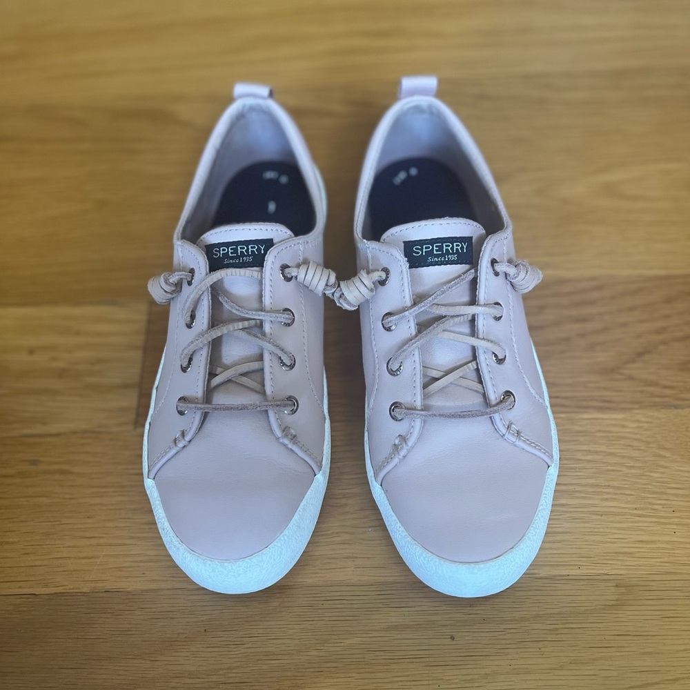 Women’s Sperry Sneakers Blush Rose Sz 8 EUC